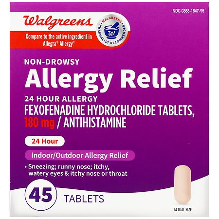 Walgreens Non-Drowsy Allergy Relief Tablets