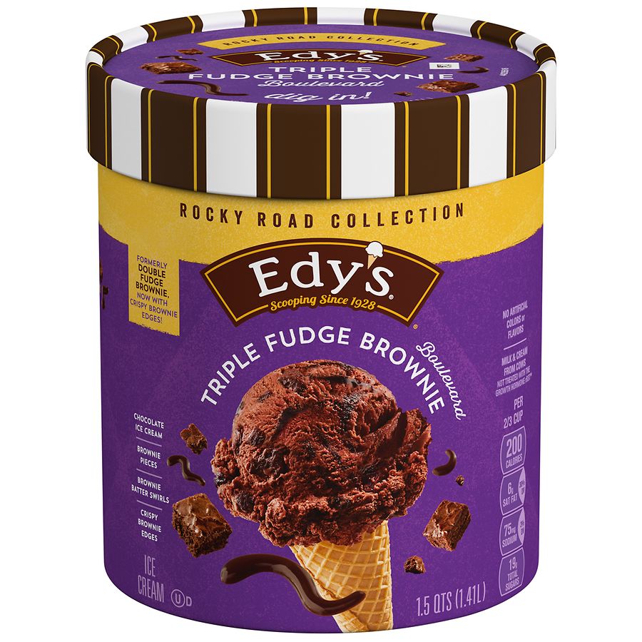 Edy's Ice Cream Triple Fudge Brownie Boulevard | Walgreens