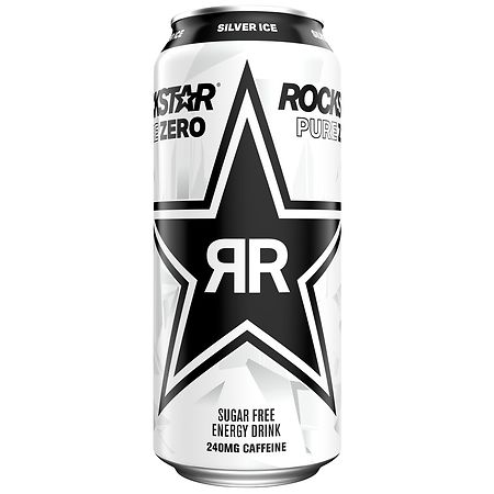 Rockstar Sugar Free Energy Drink Silver Ice Grapefruit