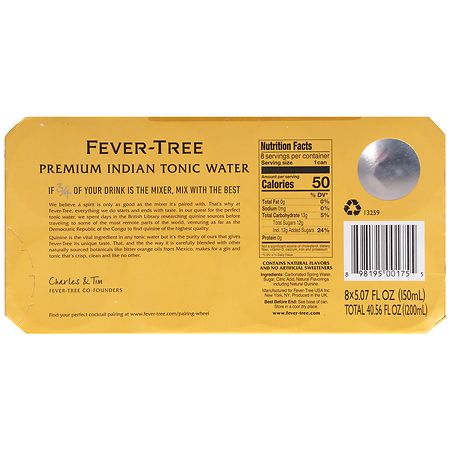 Fever Tree Premium Indian Tonic Water | Walgreens