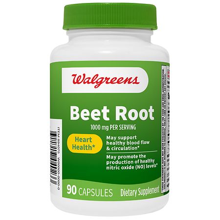Walgreens Beet Root 1000 mg Capsules