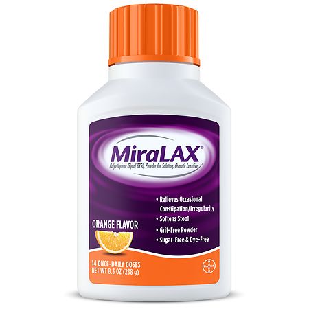 MiraLAX Gentle Constipation Relief Orange