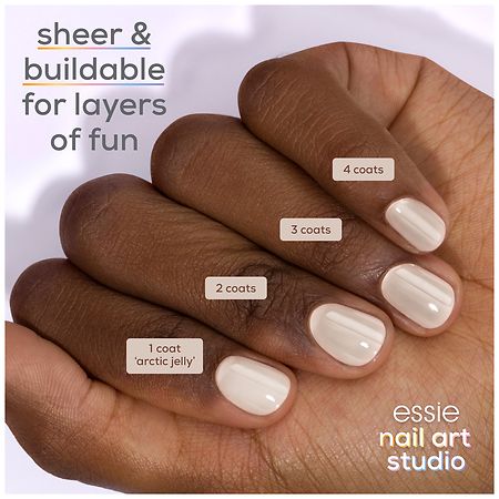 essie Nail Art Studio Jelly Gloss Vegan Nail Polish, Arctic Jelly |  Walgreens