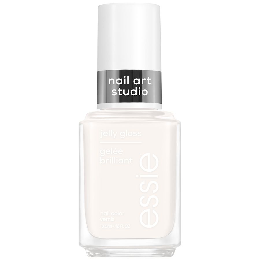 essie Nail Art Studio Jelly Gloss Vegan Nail Polish, Arctic Jelly