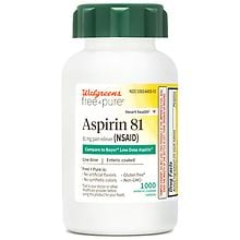 Walgreens Free & Pure Aspirin 81 mg, Enteric-Coated Tablets | Walgreens