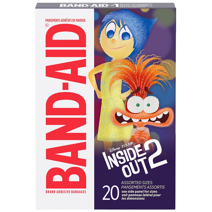 Band-Aid Adhesive Bandages, Pixar's Inside Out Assorted