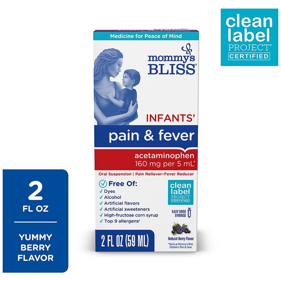 Mommy's Bliss Infant Acetaminophen Mixed Berry Walgreens