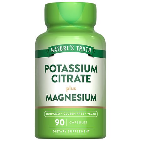 Nature's Truth Potassium Citrate + Magnesium Citrate Capsules