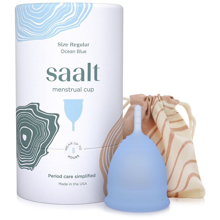 Saalt Menstrual Cup Ocean Blue, Ocean Blue 