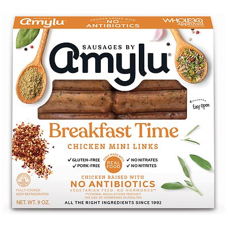 Sausages by Amylu Breakfast Time Chicken Mini Links