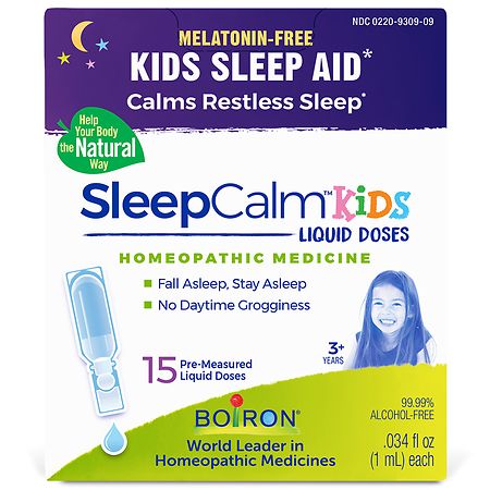 Boiron Melatonin-Free, Homeopathic Sleep Aid for Kids
