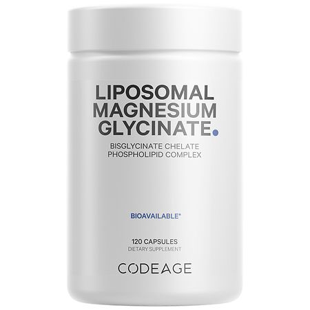 Codeage Liposomal Magnesium Glycinate Mineral Supplement