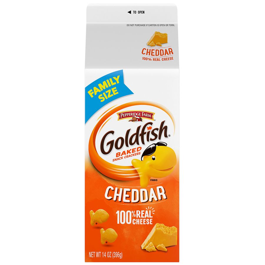 Pepperidge Farm Goldfish Crackers Cheddar | Walgreens