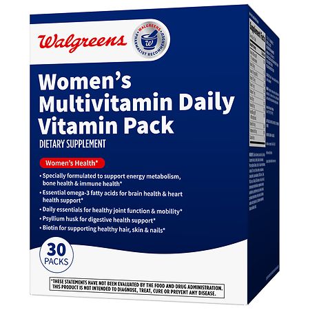 Walgreens Women's Multivitamin Daily Vitamin Pack