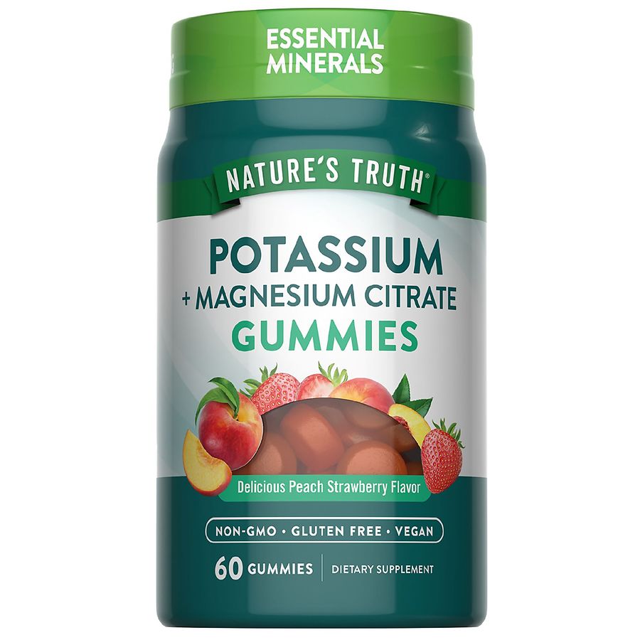Nature's Truth Potassium + Magnesium Citrate Gummies Walgreens