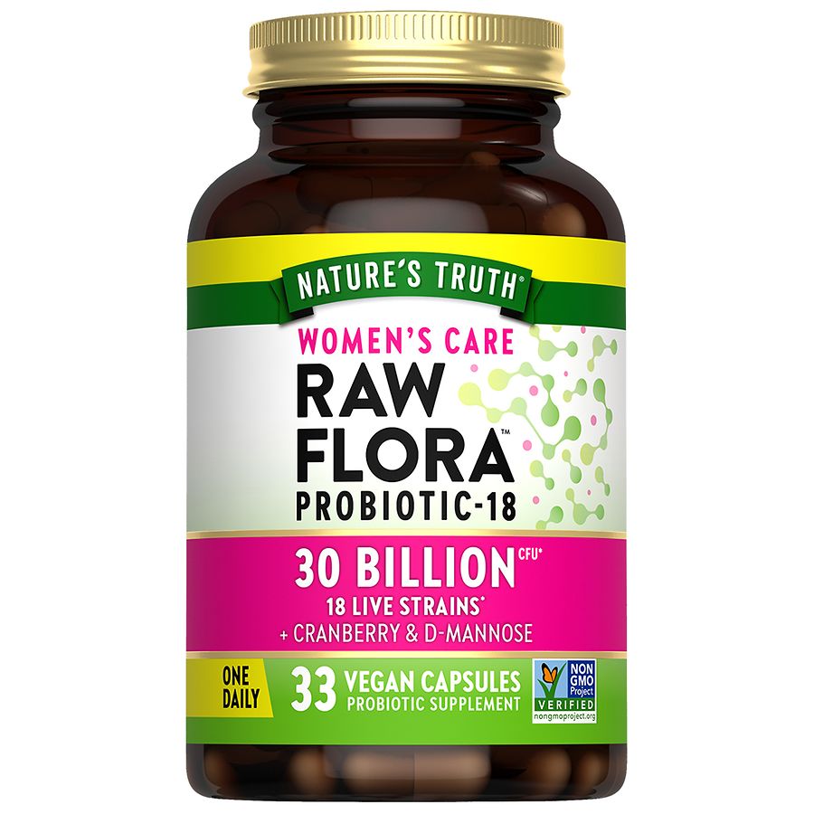 Nature's Truth Raw Flora 30 Billions Women's Probiotic | Walgreens