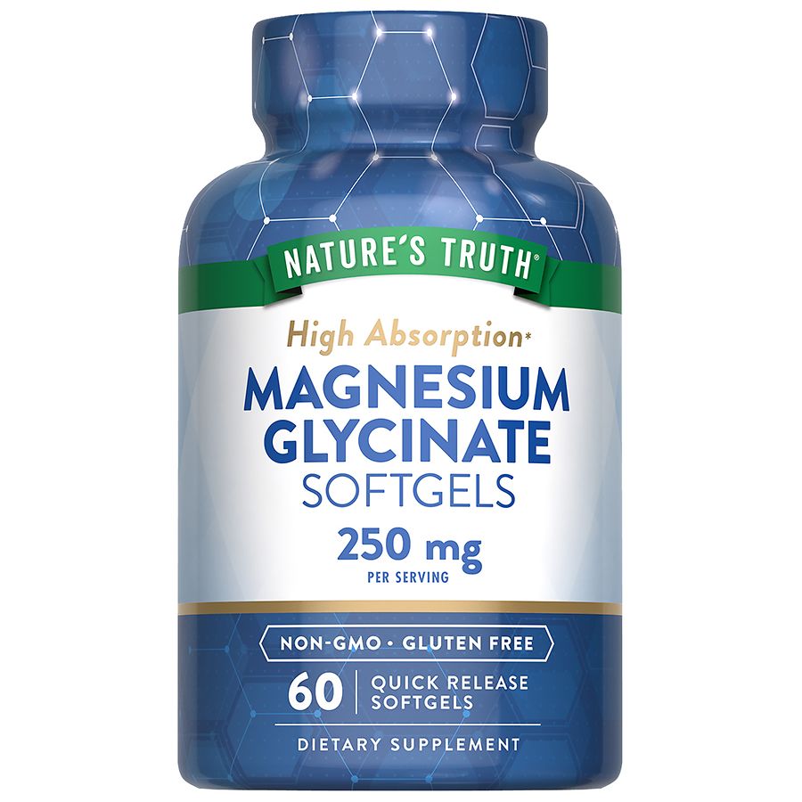 Nature s truth magnesium glycinate softgels walgreens