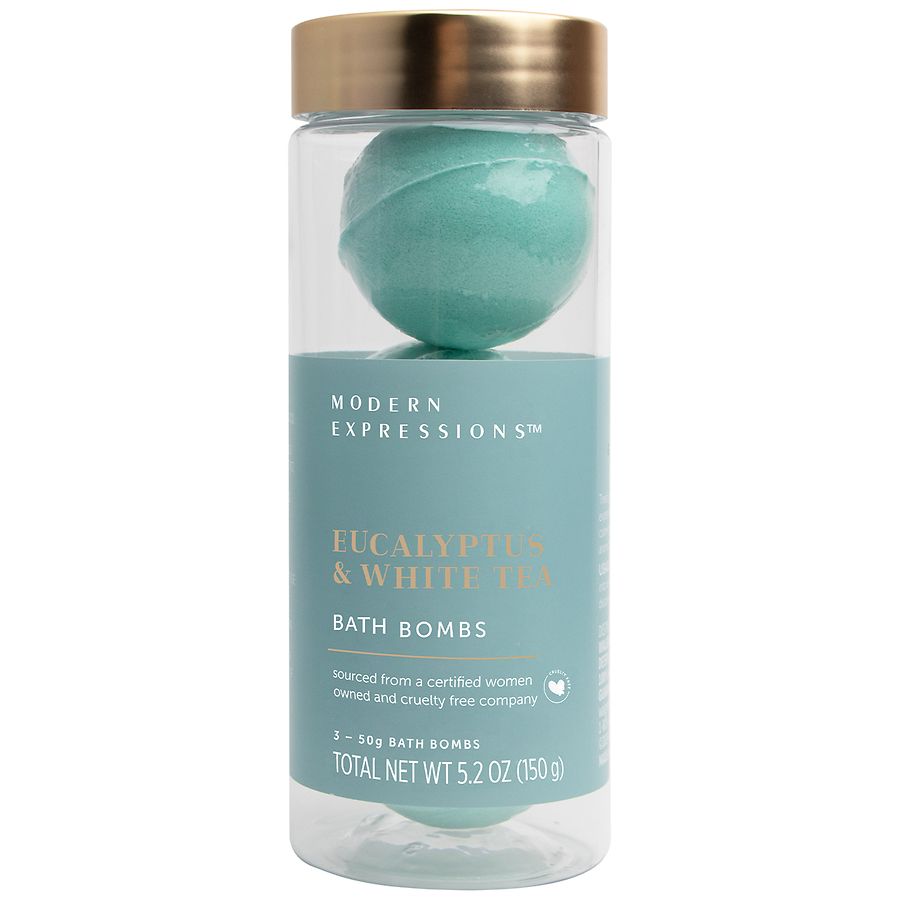 Modern Expressions Bath Bomb Eucalyptus & White Tea Walgreens