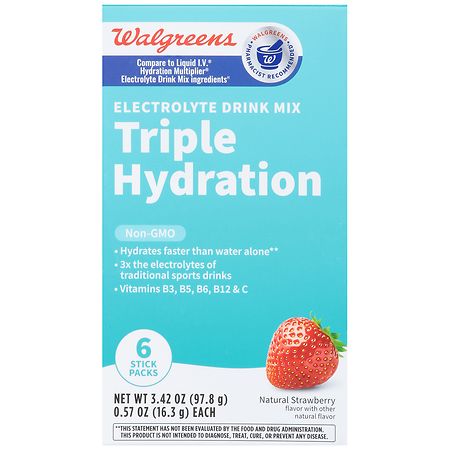 Walgreens Electrolyte Drink Mix Triple Hydration