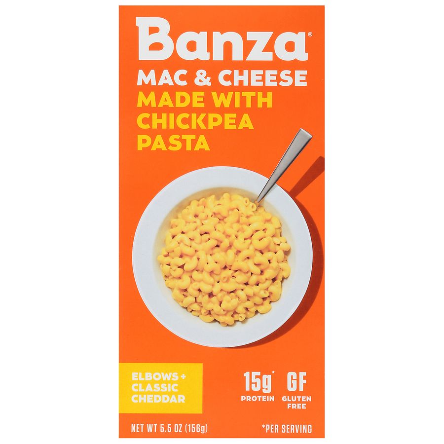 Banzai Chickpea Mac & Cheese, Elbows & Classic Cheddar