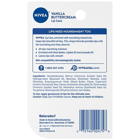 Nivea Lip Care Vanilla Buttercream