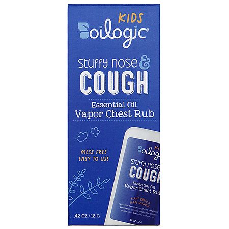 Oilogic Kids Stuffy Nose & Cough Essential Oil Vapor Chest Rub