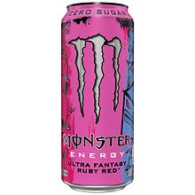 Monster Zero Sugar Energy Drink Ultra Fantasy Ruby Red | Walgreens