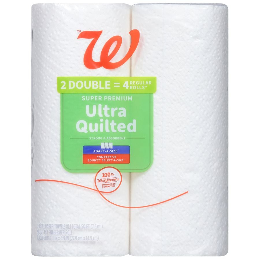 Walgreens Paper Towels White Walgreens