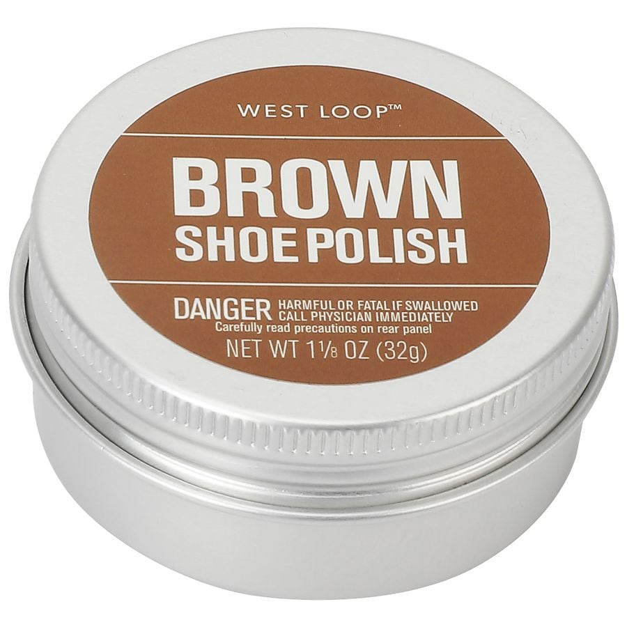 West Loop Shoe Polish Brown Brown Walgreens