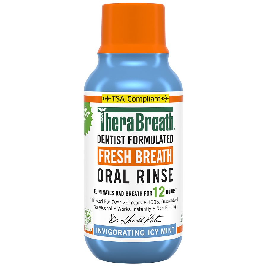 Therabreath Oral Rinse Icy Mint 