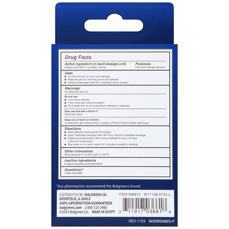 Walgreens Extra Thick Callus Removers