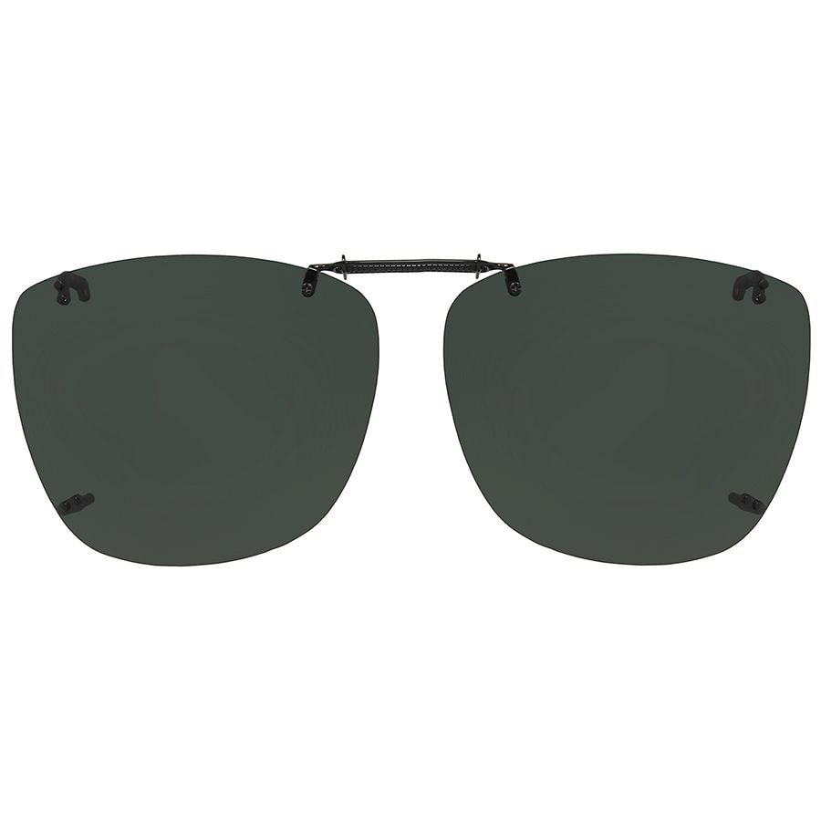 Foster Grant Solar Shield Clip On Sunglasses Gray