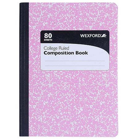 Wexford College Ruled Composition Book Assorted