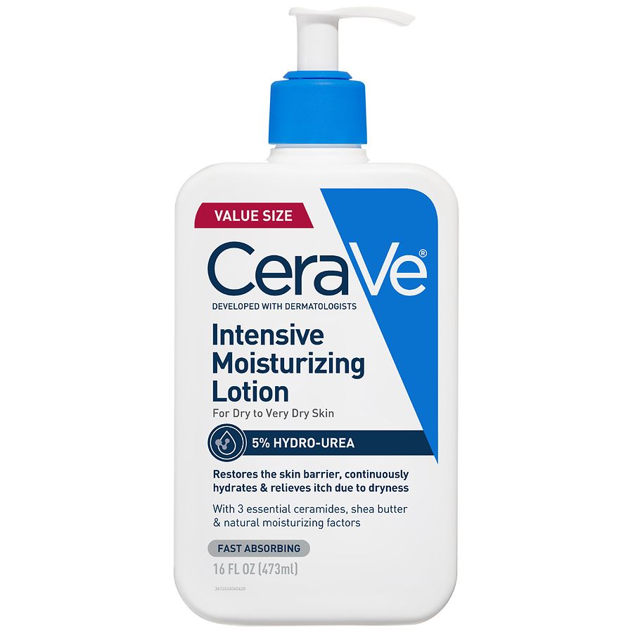 CeraVe Intensive Moisturizing Lotion for Very Dry Skin. Hand, Foot & Body Lotion Fragrance Free