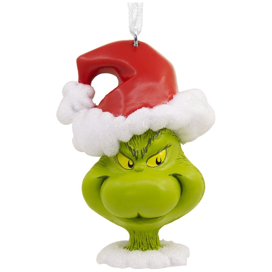 Hallmark Dr. Seuss's How the Grinch Stole Christmas! Grinch-Santa Hat ...