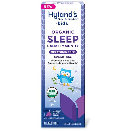 Hyland's Kids Organic Sleep Clam + Immunity Melatonin Free Liquid