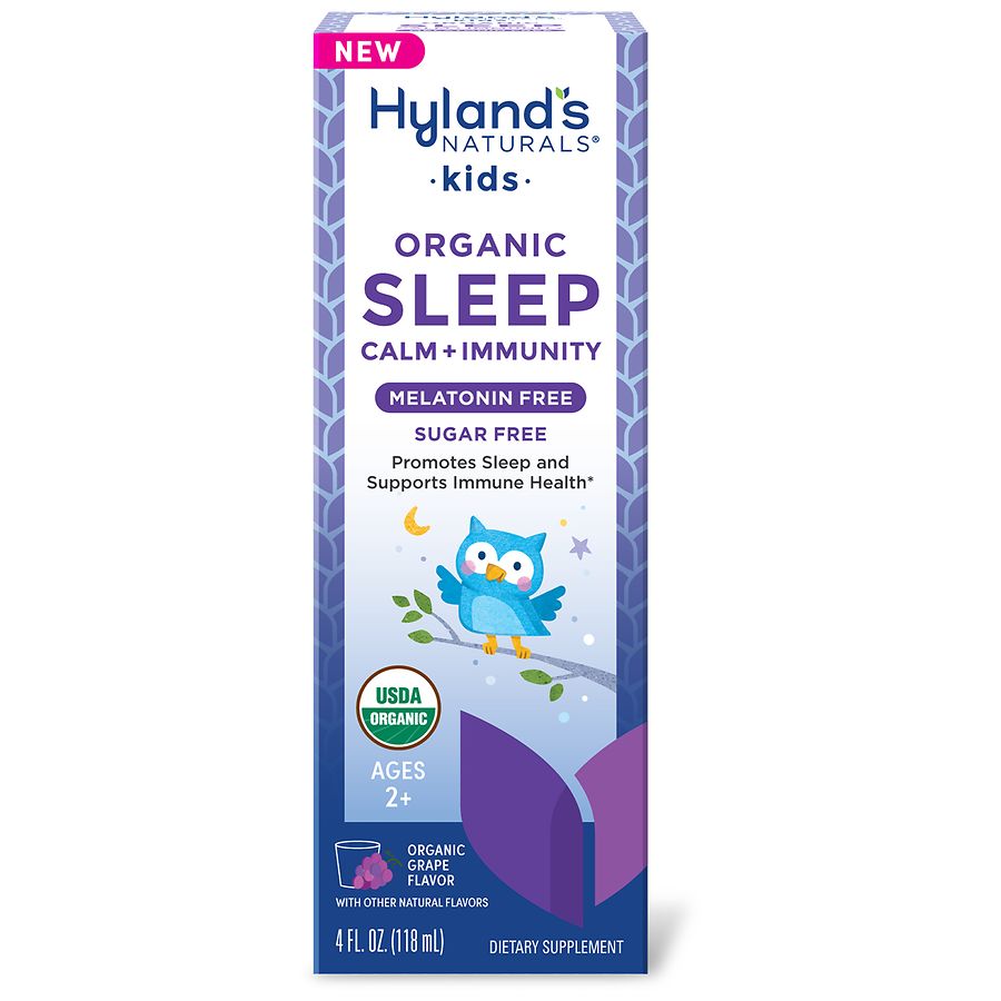 melanotan for sleep Hyland's Kids Organic Sleep Clam + Immunity Melatonin Free Liquid