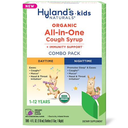 Hyland's Naturals Kids Organic All-in-One Cough Daytime/ Nighttime