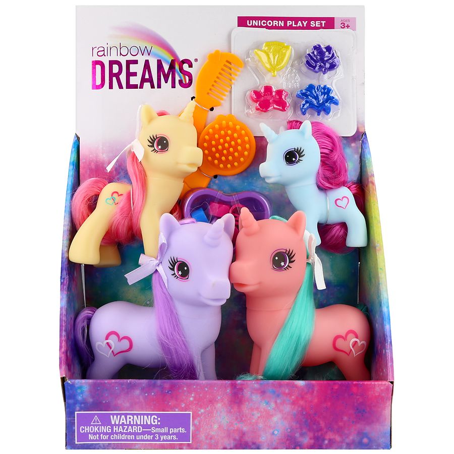 Rainbow Dreams Unicorn Play Set Multi Walgreens