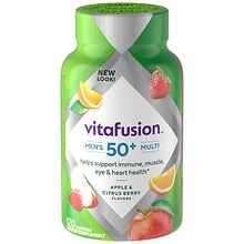 Vitafusion Men's Multi 50+ Apple & Citrus Berry | Walgreens