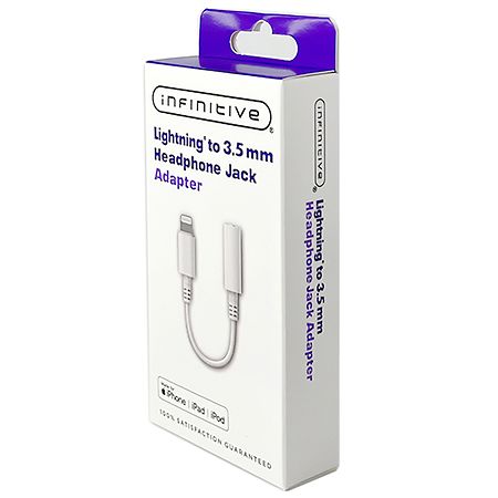 Infinitive Lightning to mm Headphone Jack Adapter Walgreens