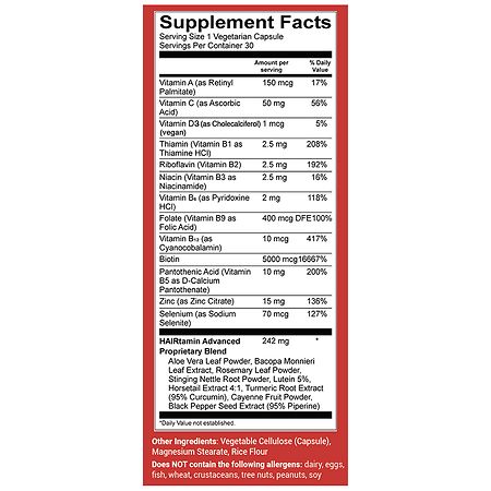 HAIRtamin Advanced Formula