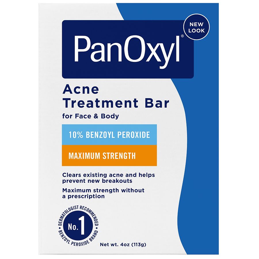 PanOxyl Acne Cleansing Bar 10% Benzoyl Peroxide Fragrance-Free | Walgreens