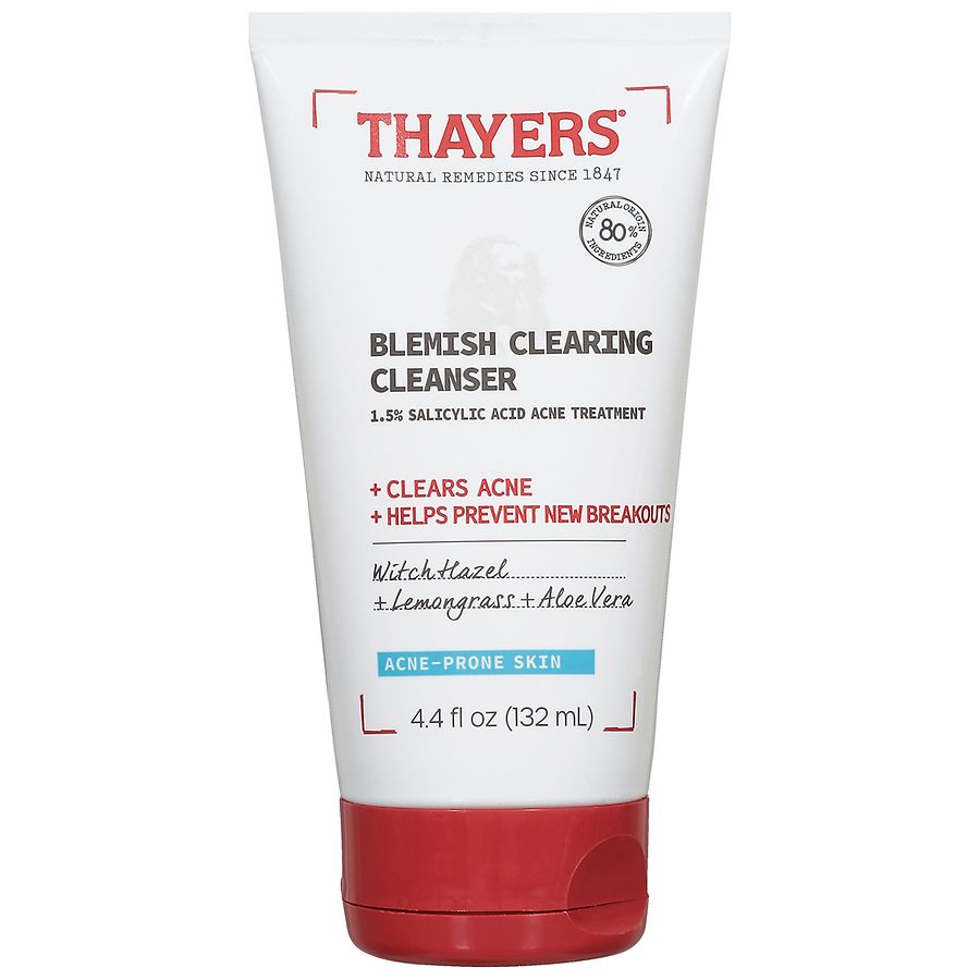 Thayers Blemish Clearing Cleanser With 1.5% Salicylic Acid Fragrance Free