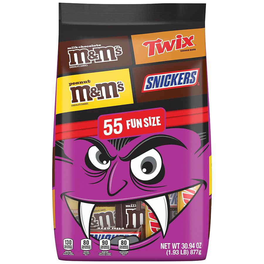 Mars Fun Size Halloween Candy Variety Pack
