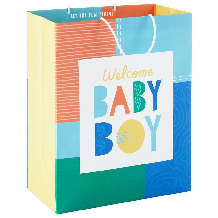 Hallmark Gift Bag (Welcome Baby Boy) Large