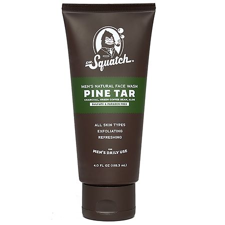 upc number 810095591556 is associated  with DR. SQUATCH Face Wash - Pine Tar - 4oz