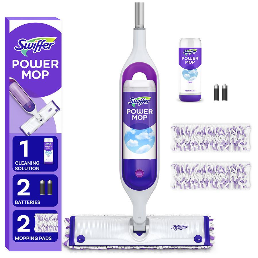 Swiffer Power Mop Floor Cleaner for Mopping Tile, Vinyl, Laminate, Wood ...