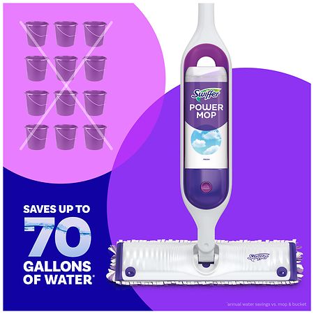 Swiffer PowerMop Floor Cleaning Solution Fresh