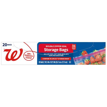 Walgreens Storage Bags Gallon